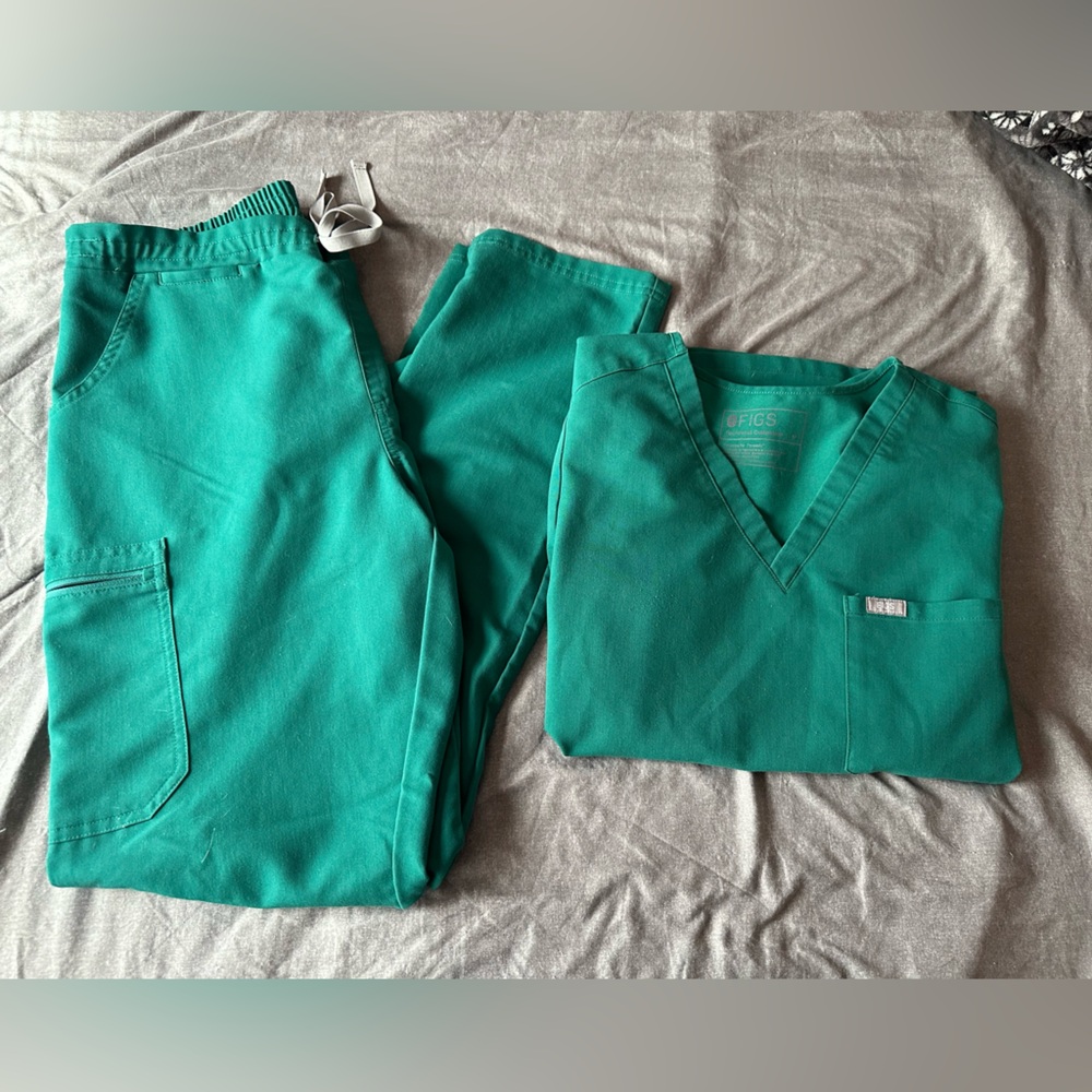 Figs Teal Women's Pants & Jumpsuit Set